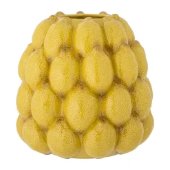 Clearance Bloomingville Jarrón Limone Ø22 cm, Amarillo