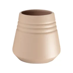 Outlet NJRD Jarrón Lines 8 cm, Beige
