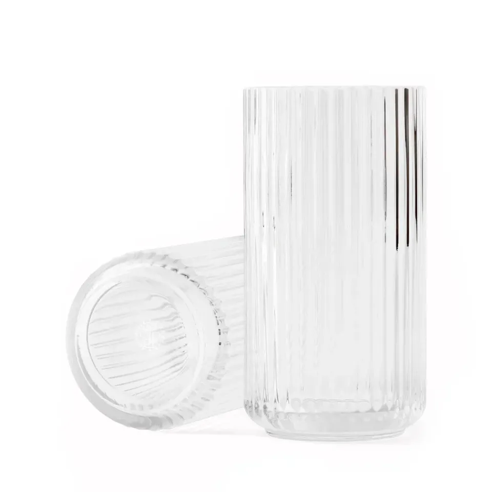 Sale Lyngby Porcelæn Jarrón Lyngby, vidrio , 20 cm Transparente
