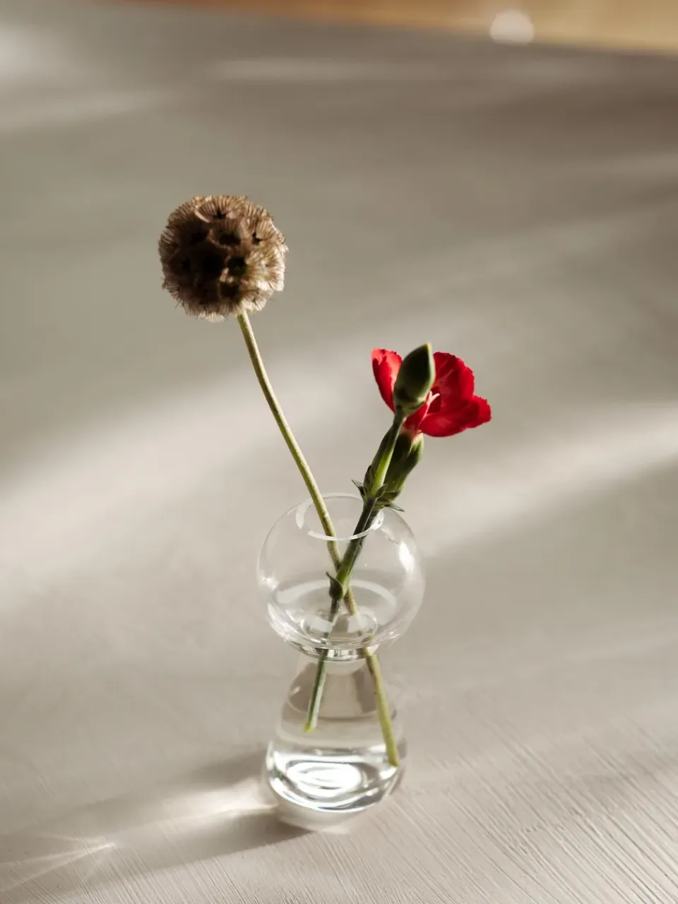Hot Design House Stockholm Jarrón mini Bon Bon 8,7 cm, Transparente