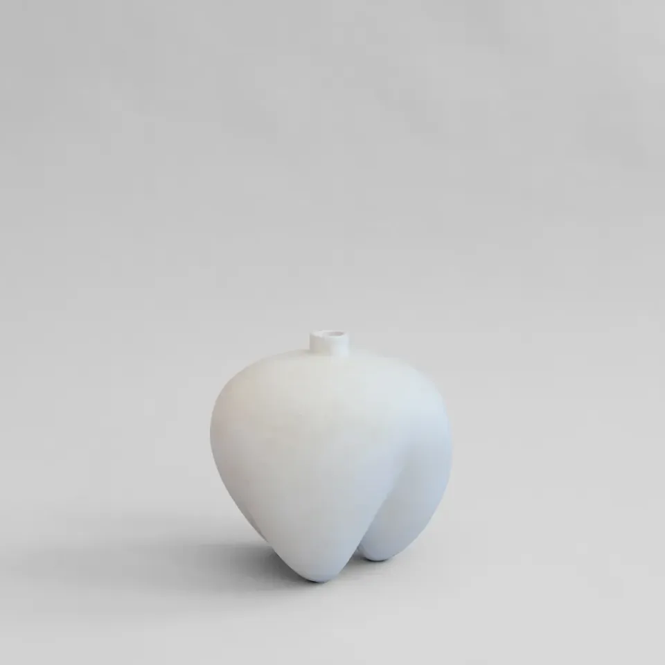Outlet 101 Copenhagen Jarrón mini Sumo, Bone White Blanco