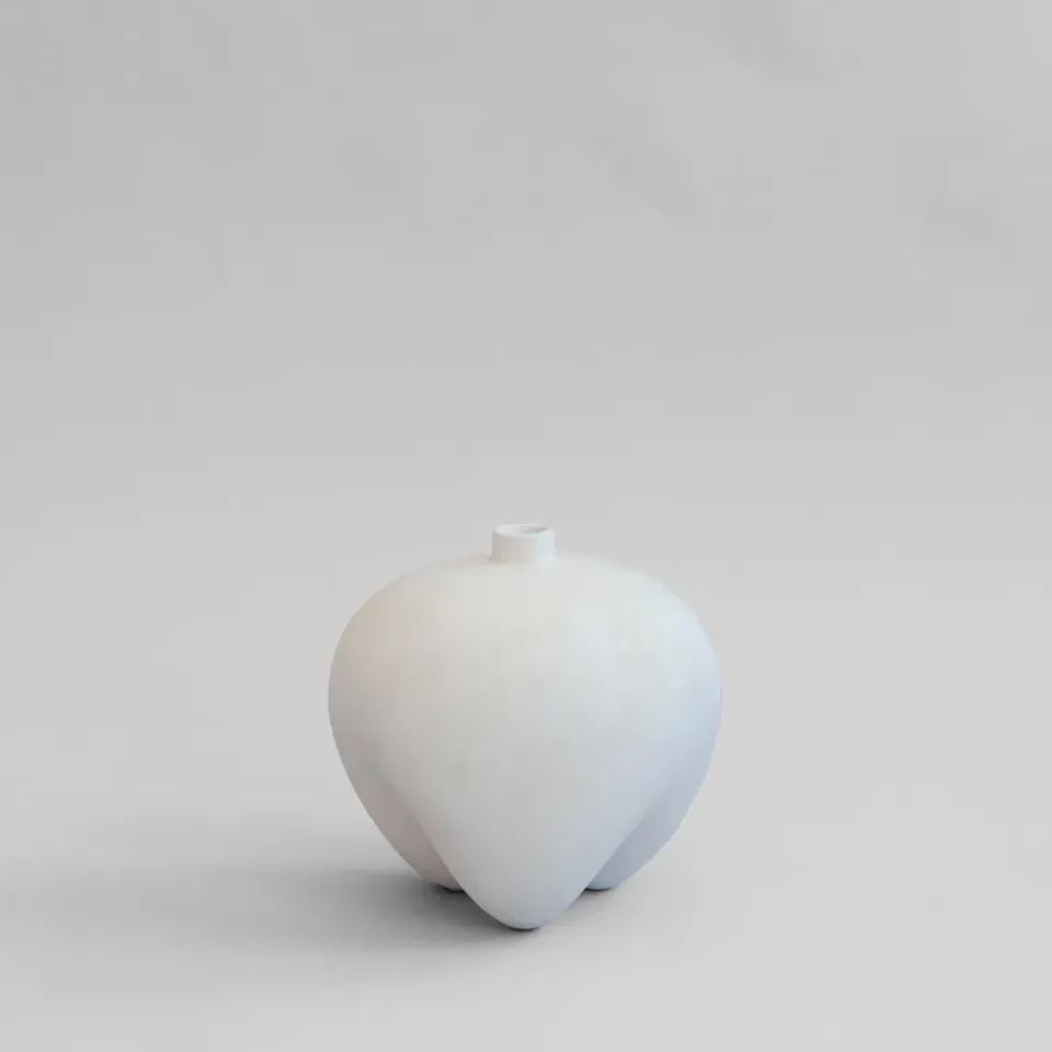 Outlet 101 Copenhagen Jarrón mini Sumo, Bone White Blanco