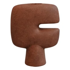 Sale 101 Copenhagen Jarrón mini Tribal, Terracota Marrón