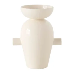 Sale &Tradition Jarrón Momento JH40, Cream Blanco