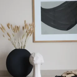 Clearance Cooee Design Jarrón Pastille 20 cm, Black Negro
