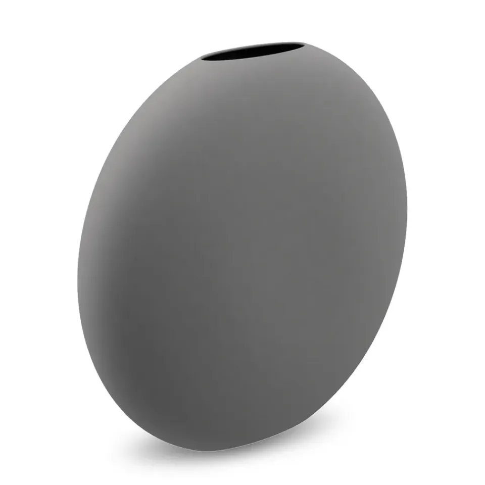 Outlet Cooee Design Jarrón Pastille 20 cm, Grey Gris