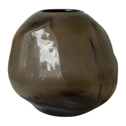 Outlet DBKD Jarrón Pebble , Grande Ø28 cm Marrón
