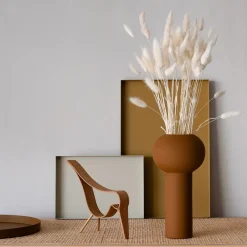 Online Cooee Design Jarrón Pillar 24 cm, Coconut Marrón
