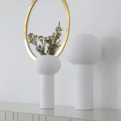 Cooee Design Jarrón Pillar 24 cm, White Blanco