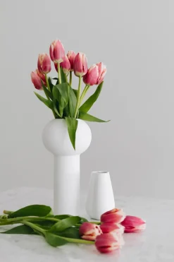 Cooee Design Jarrón Pillar 24 cm, White Blanco