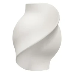 New Louise Roe Jarrón Pirout 02 42 cm, Raw White Blanco
