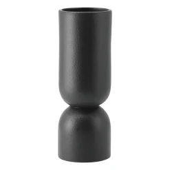 Hot DBKD Jarrón Post 23 cm, Cast iron de colores Negro