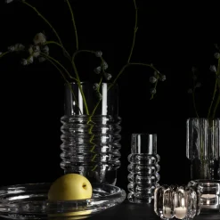 Discount Tom Dixon Jarrón Press Stem, Transparente