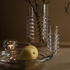 Discount Tom Dixon Jarrón Press Stem, Transparente