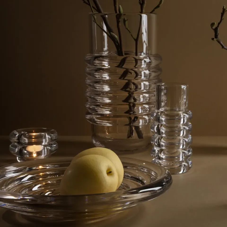 Discount Tom Dixon Jarrón Press Stem, Transparente