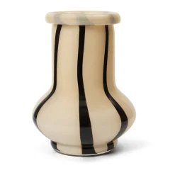 Clearance Ferm Living Jarrón Riban 24 cm, Cream Beige