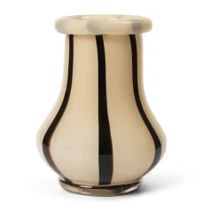 Hot Ferm Living Jarrón Riban 19 cm, Cream Beige