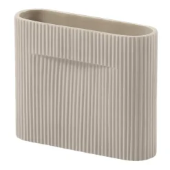 Hot Muuto Jarrón Ridge 16,5 cm, Beige