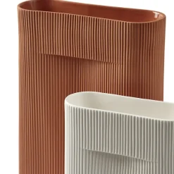 Discount Muuto Jarrón Ridge 48,5 cm, Off white Blanco