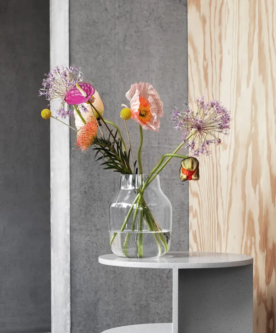 Best Muuto Jarrón Silent Ø20 cm, Clear Transparente