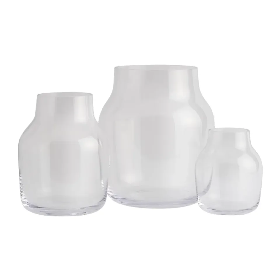 Best Muuto Jarrón Silent Ø20 cm, Clear Transparente