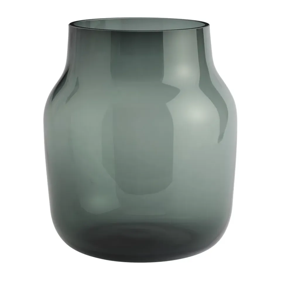 Online Muuto Jarrón Silent Ø20 cm, Dark Green Verde