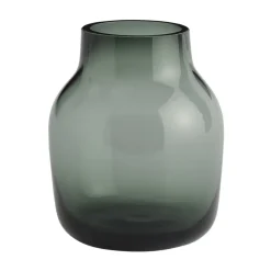 Clearance Muuto Jarrón Silent Ø11 cm, Dark Green Verde