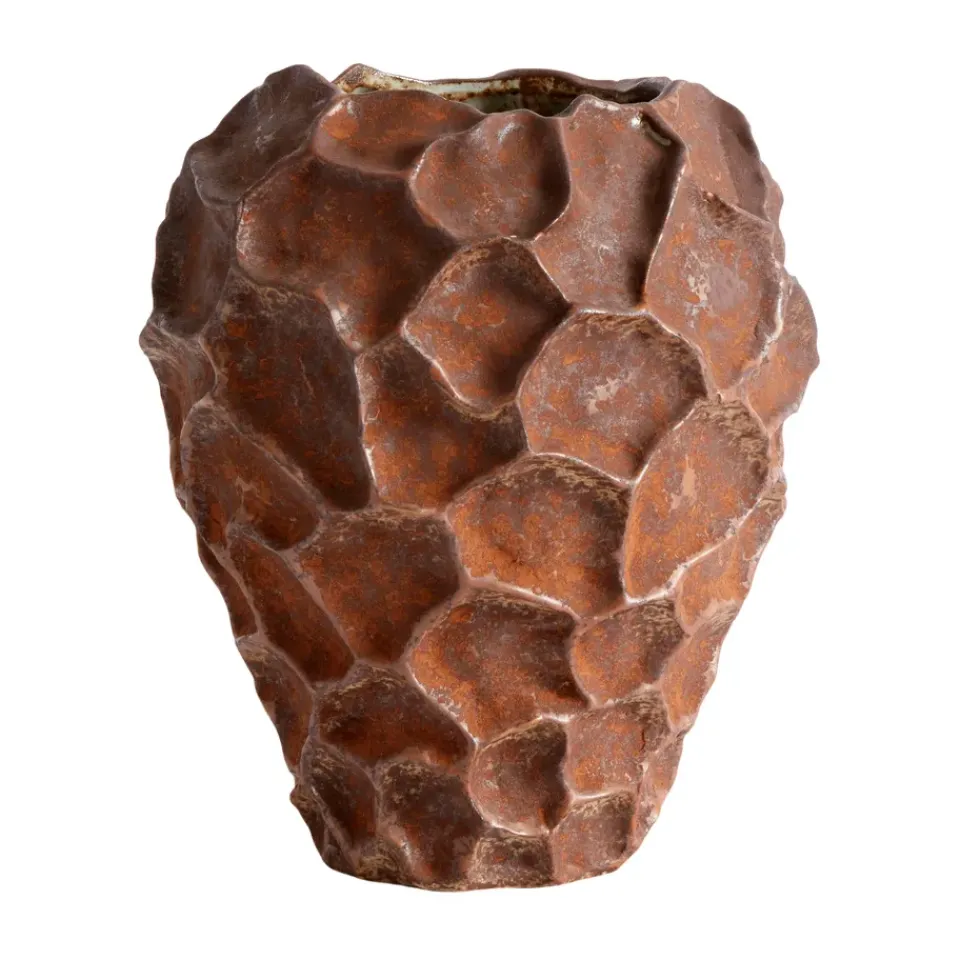 Hot MUUBS Jarrón Soil 21,5 cm, Rust Marrón