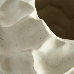New MUUBS Jarrón Soil 21,5 cm, Vanilla Blanco