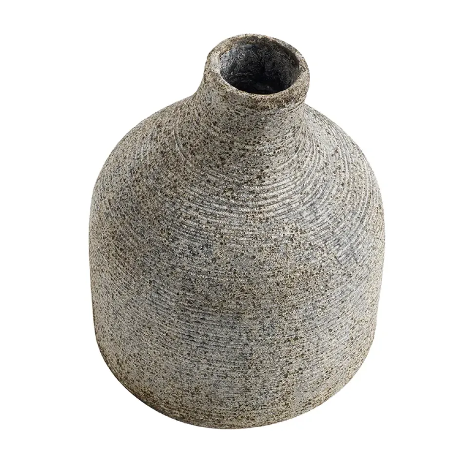 Sale MUUBS Jarrón Stain pequeño, -marrón Gris