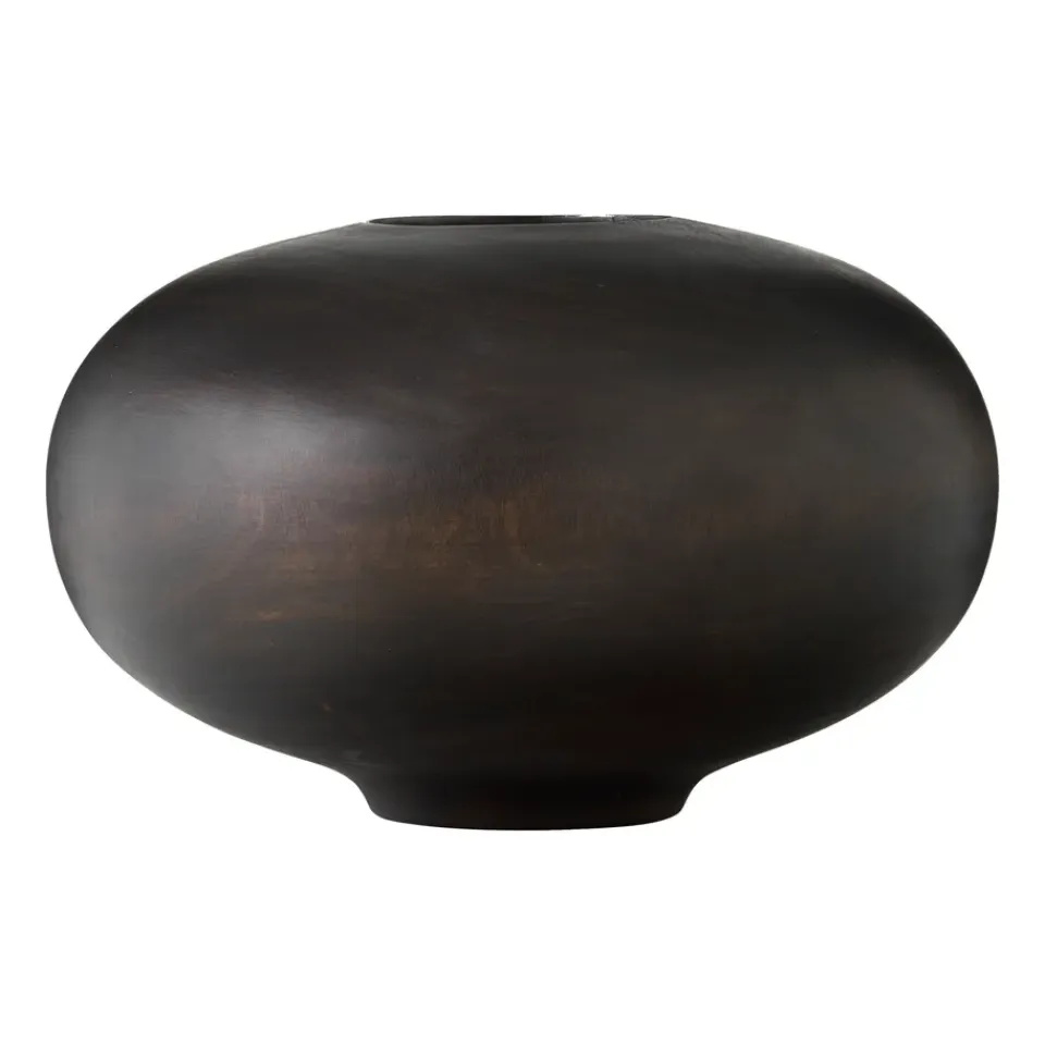 Discount Audo Copenhagen Jarrón Surround 17,5 cm, Madera de mango Marrón