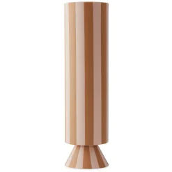 New OYOY Jarrón Toppu 31 cm, Caramel Marrón