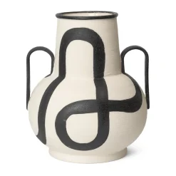 Discount Ferm Living Jarrón Trace, roto Blanco