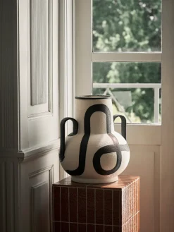 Discount Ferm Living Jarrón Trace, roto Blanco