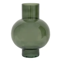 Clearance URBAN NATURE CULTURE Jarrón Tummy A 24 cm, Duck green Verde