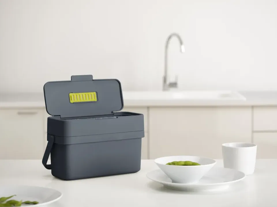 Joseph Joseph Compo 4 organizador de basura de alimentos, Graphite Gris