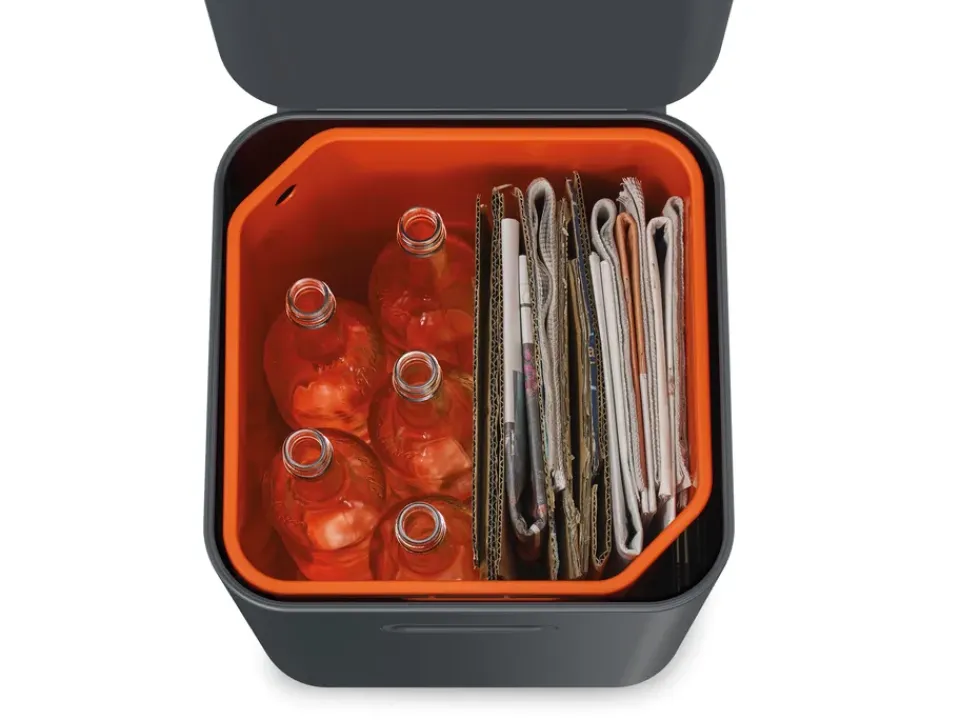 Clearance Joseph Joseph Totem Compact cubo de basura 40 L, Graphite Gris