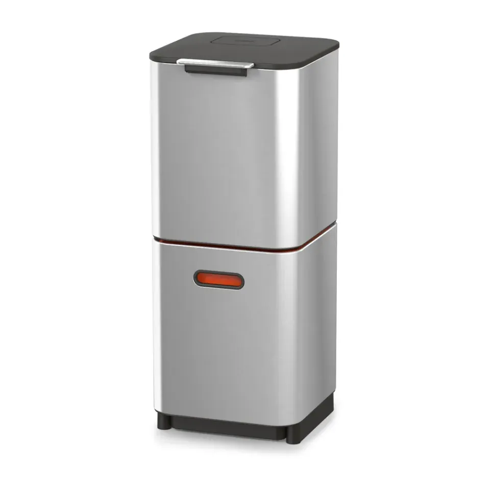 Hot Joseph Joseph Totem Compact cubo de basura 40 L, Stainless steel Plateado