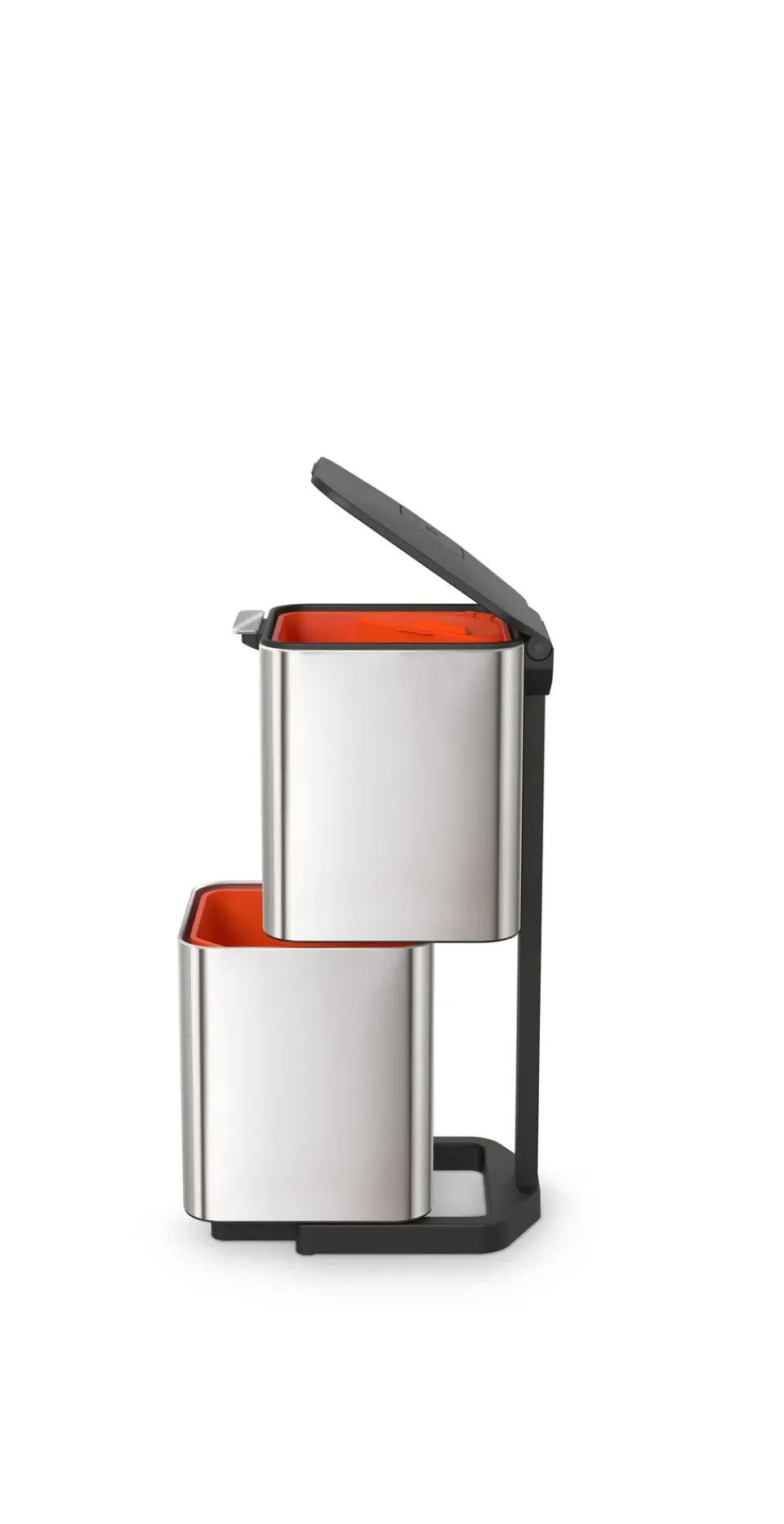 New Joseph Joseph Totem Max cubo de basura 60 L, Stainless steel Plateado