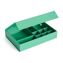 Outlet HAY Joyero Colour Storage 23,2x16,1 cm, Emerald green Verde