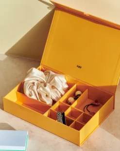Best HAY Joyero Colour Storage 23,2x16,1 cm, Egg yolk Amarillo