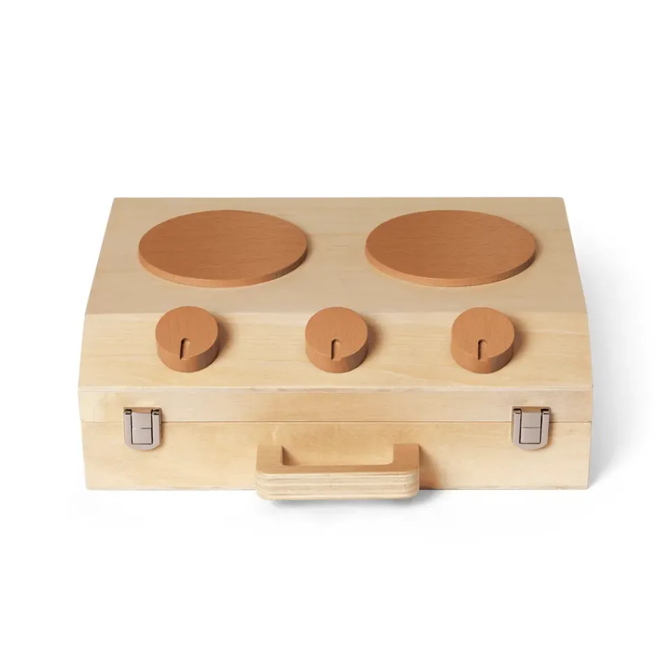 Clearance Ferm Living Juego de cocina Toro Suitcase Kitchen para niños, Natural Beige