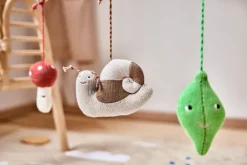 Outlet OYOY Juguetes de gimnasio para bebés Forest play, Brown-green-red MarrónVerdeRojo