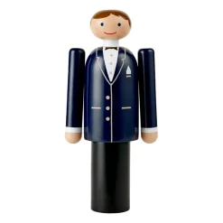 Online Kay Bojesen Denmark Kay Bojesen novio, azul-negro-blanco, 18 cm AzulNegro