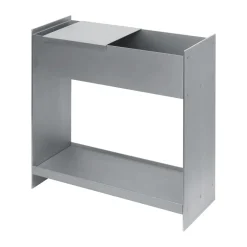 Ferm Living Lager plant box 65x60 cm, Aluminio Plateado