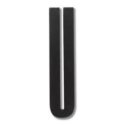 Hot Design Letters Letra de madera , U Negro