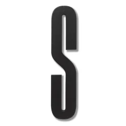 Sale Design Letters Letra de madera , S Negro