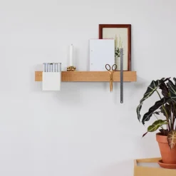 Best Gejst Listón magnético Flex Rail 60 cm, roble- Blanco