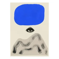 Outlet Paper Collective Lámina Between Mountain & Sky, 50x70 cm NegroRojo