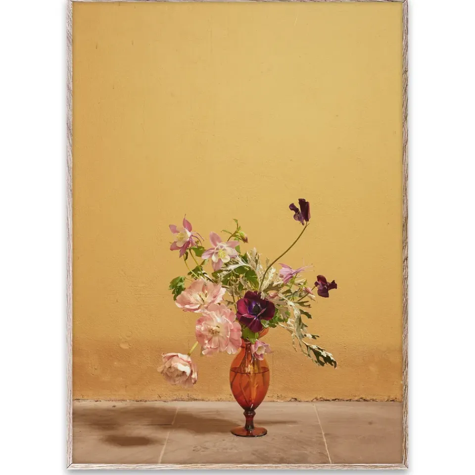Paper Collective Lámina Blomst 02 Ochra, 50x70 cm Amarillo